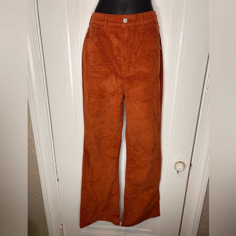 🆕 Old Navy Burnt Orange Corduroy Flare Pants